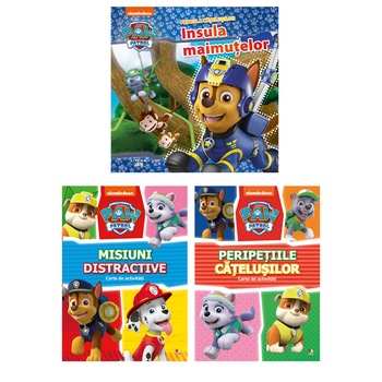 Pachet Peripetii Paw Patrol, 3 carti Pachet Peripetii Paw Patrol, 3 carti