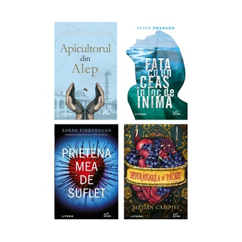 Pachet Suspans pana la final, 4 carti Pachet Suspans pana la final, 4 carti