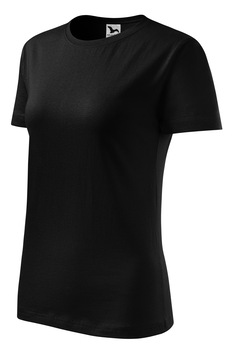 Tricou classic pentru femei Bumbac, Negru Tricou classic pentru femei Bumbac, Negru
