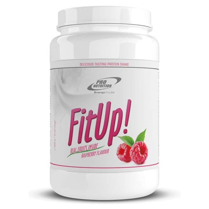 Concentrat proteic din zer, FitUp!, Zmeura, 900 g