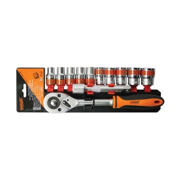 Set tubulare 12 piese 1/2” 10-24mm CRV, Gadget 330578 Set tubulare 12 piese 1/2” 10-24mm CRV, Gadget 330578