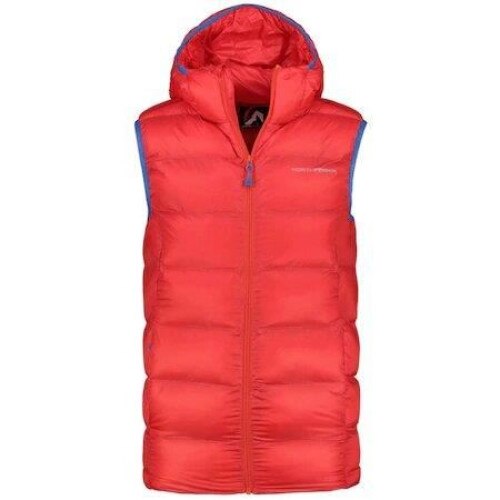 Vesta barbati ultrausoara 2D puf sintetic trekking NORTHFINDER Bardy VE-3816OR, Rosu