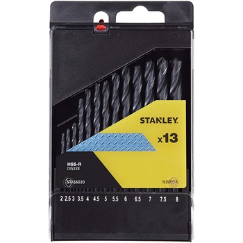 Set 13 burghie negre Stanley HSS-R Set 13 burghie negre Stanley HSS-R