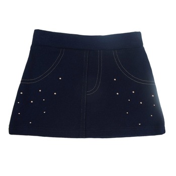 Fusta casual pentru fete Atut 4614B1, Bleumarin, 92 cm Fusta casual pentru fete Atut 4614B1, Bleumarin, 92 cm