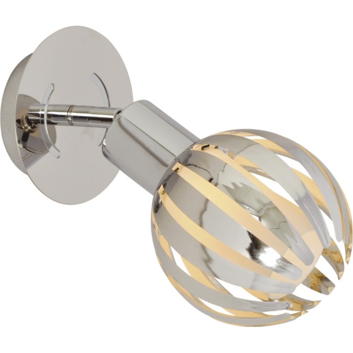 Fali lámpa Klausen Mirror Ap1, króm, KL 7803, E14, 1x7 W