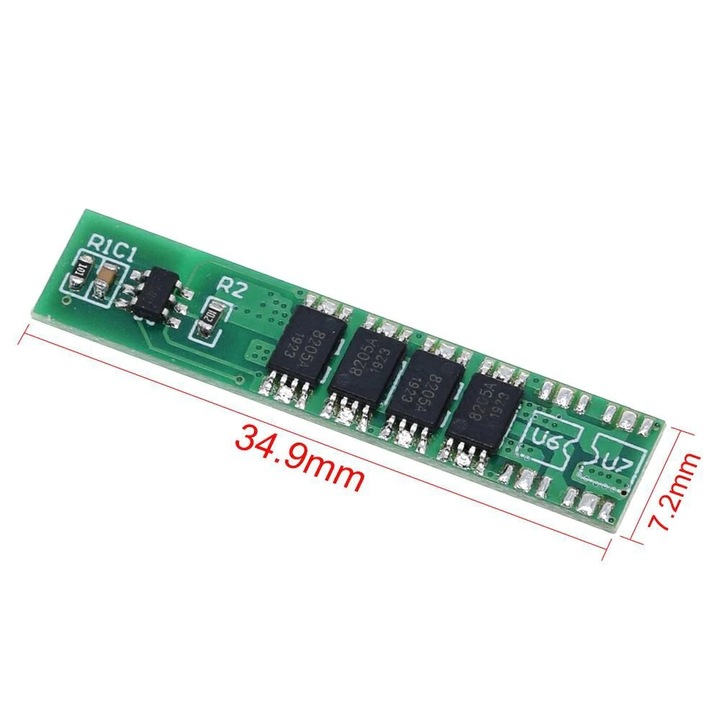 Защитна плоча Arduino Clone, Литиева батерия 18650, 1S 15A 3.7 V, 4MOS