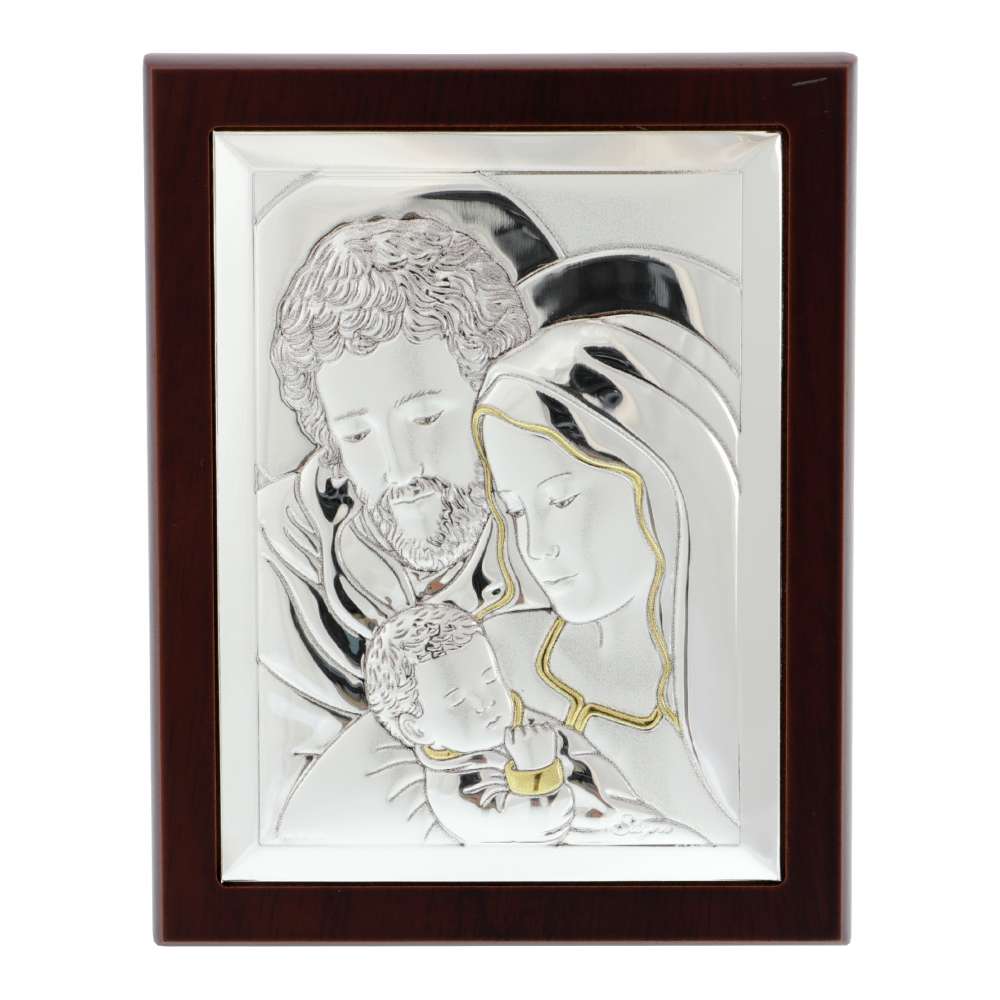 Icoana Sfanta Familie cu Rama Maro 13 cm