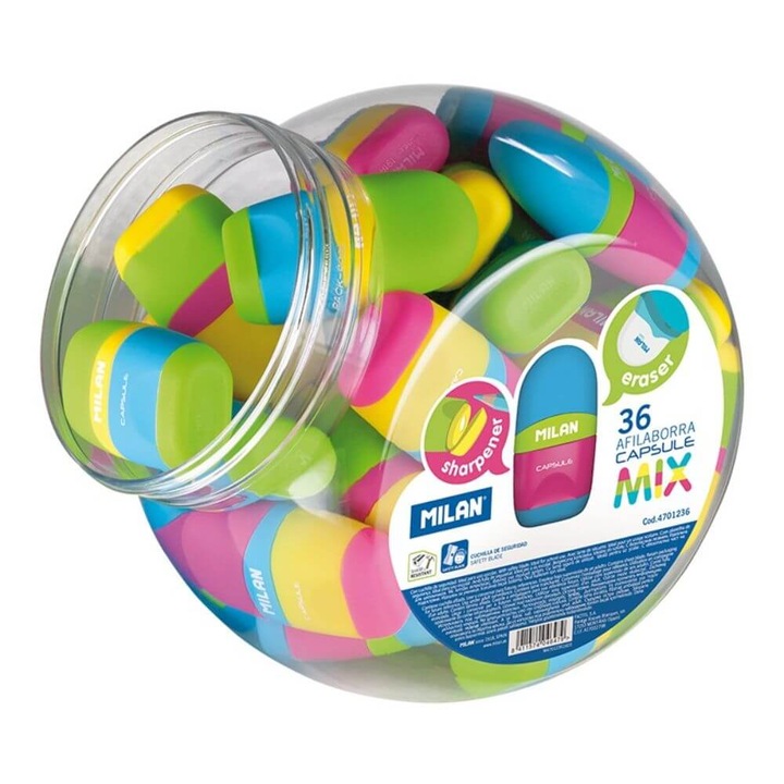 Set 36 Radiere MILAN, Cauciuc Sintetic, Albe