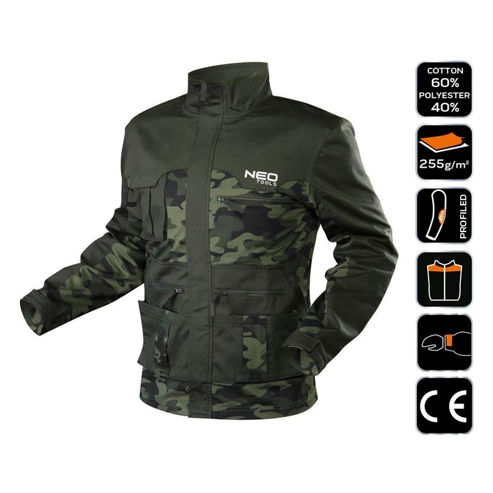 Hanorac de lucru Neo din seria CAMO, masura S