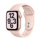 Apple Watch SE GPS, 40 mm-es arany alumínium tok rózsaszín homok sportszíj