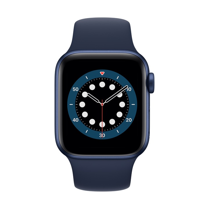Apple Watch Series 6 GPS, 40 mm-es kék alumínium tok kék sportszíj