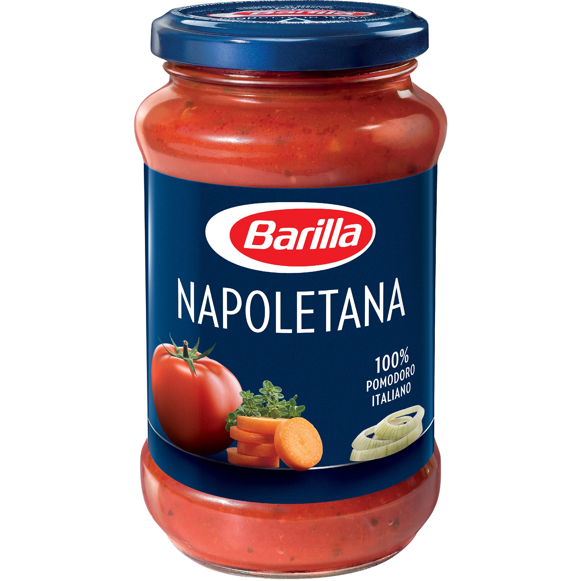 Sos de rosii cu ceapa si morcovi napoletana Barilla, 200g