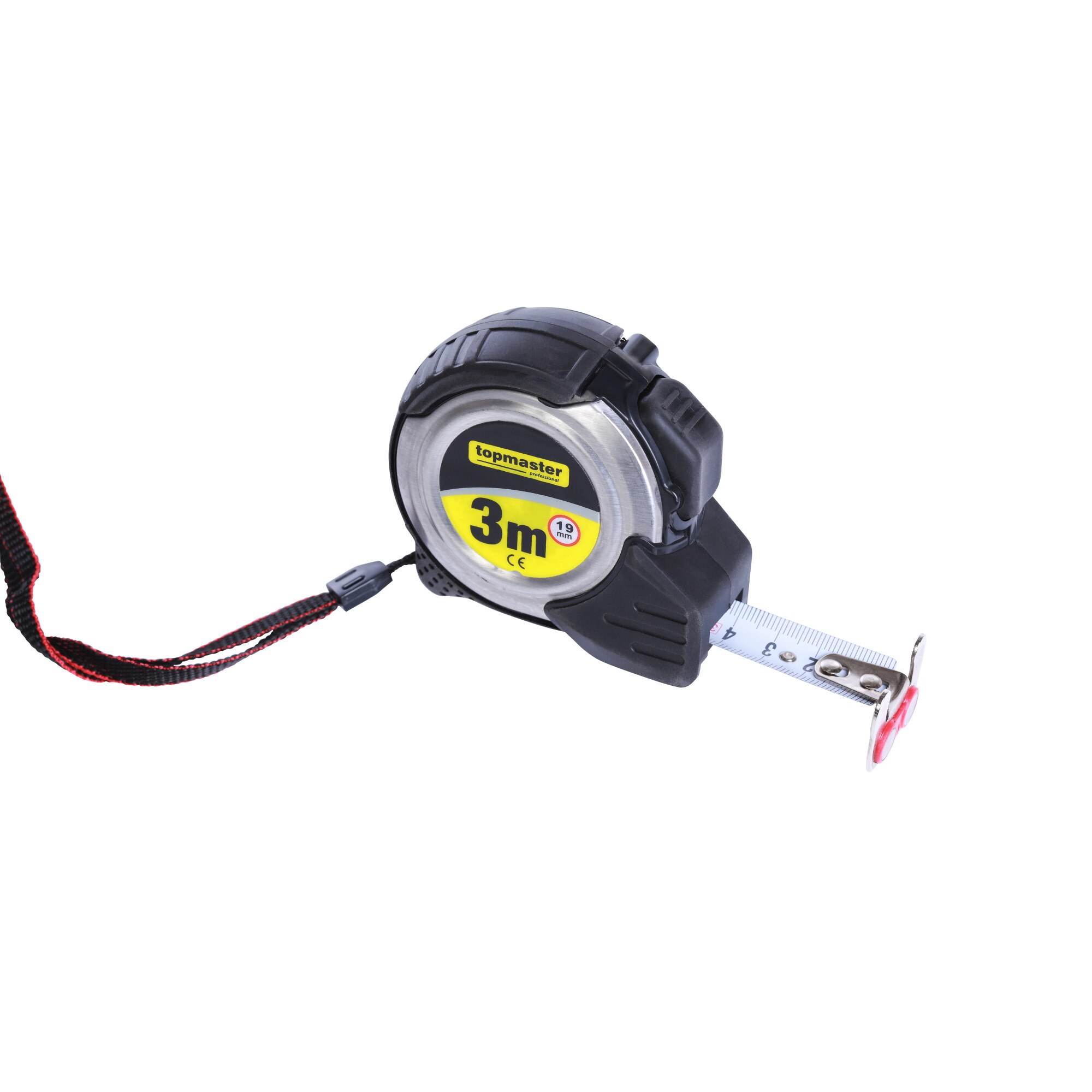 Ruleta metalica cu dublu-stop 3mx19mm, Topmaster 260607