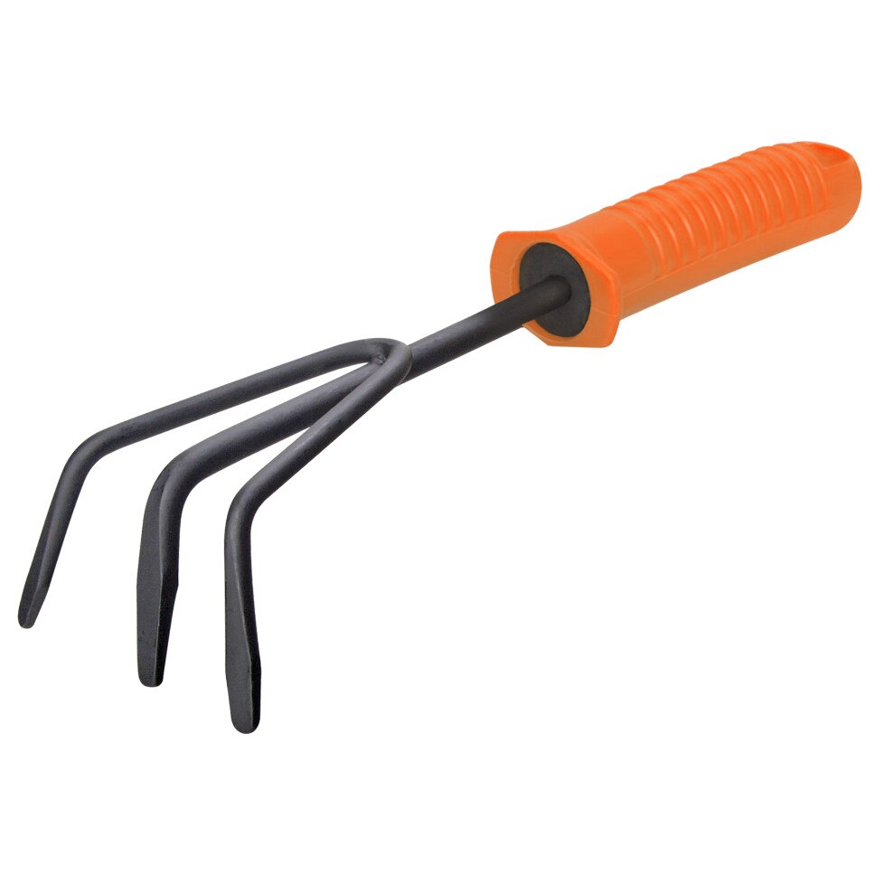 Mini-Cultivator cu 3 dinti EvoTools, latime de lucru 60 mm, maner plastic