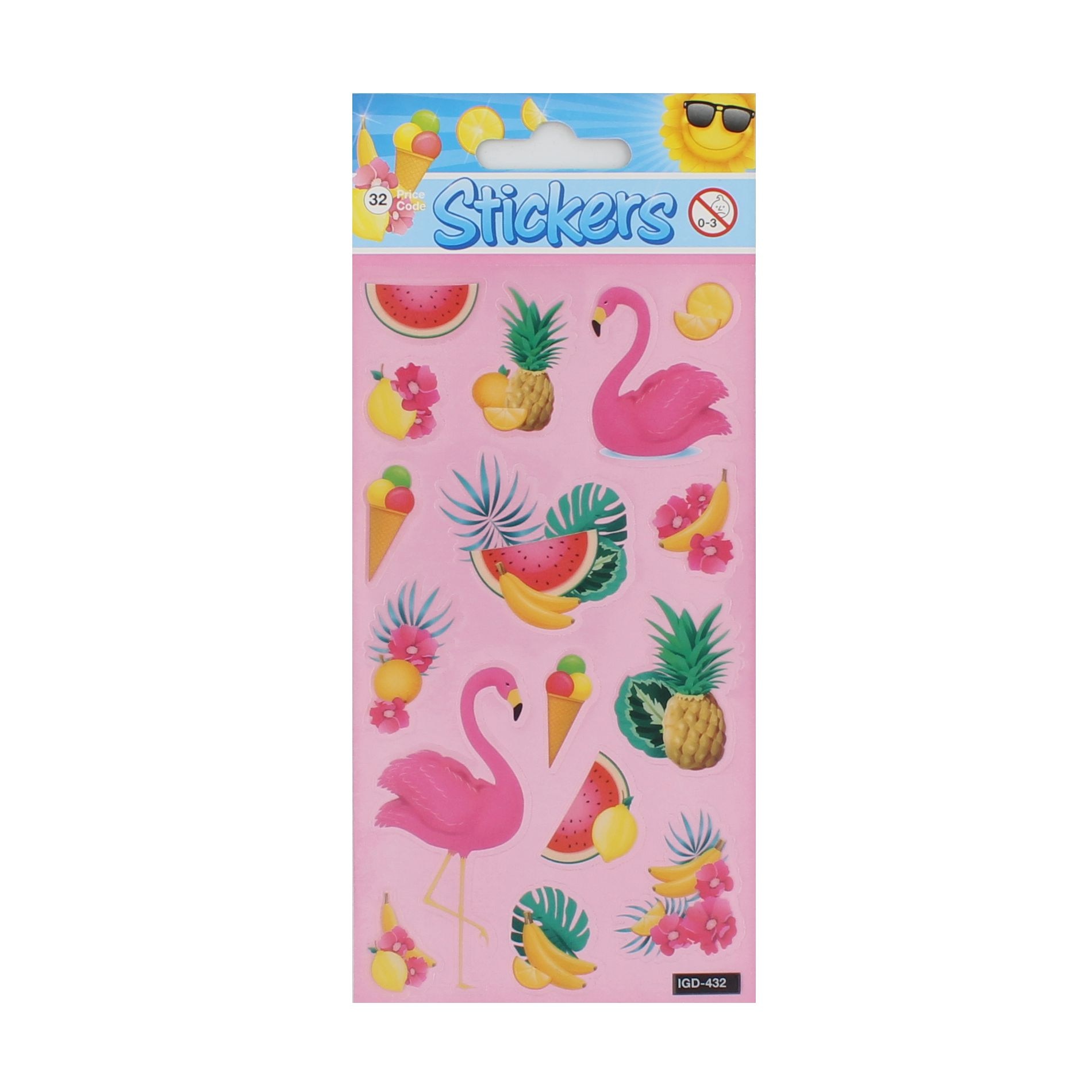 Set stickere Summer Theme, 16 bucati