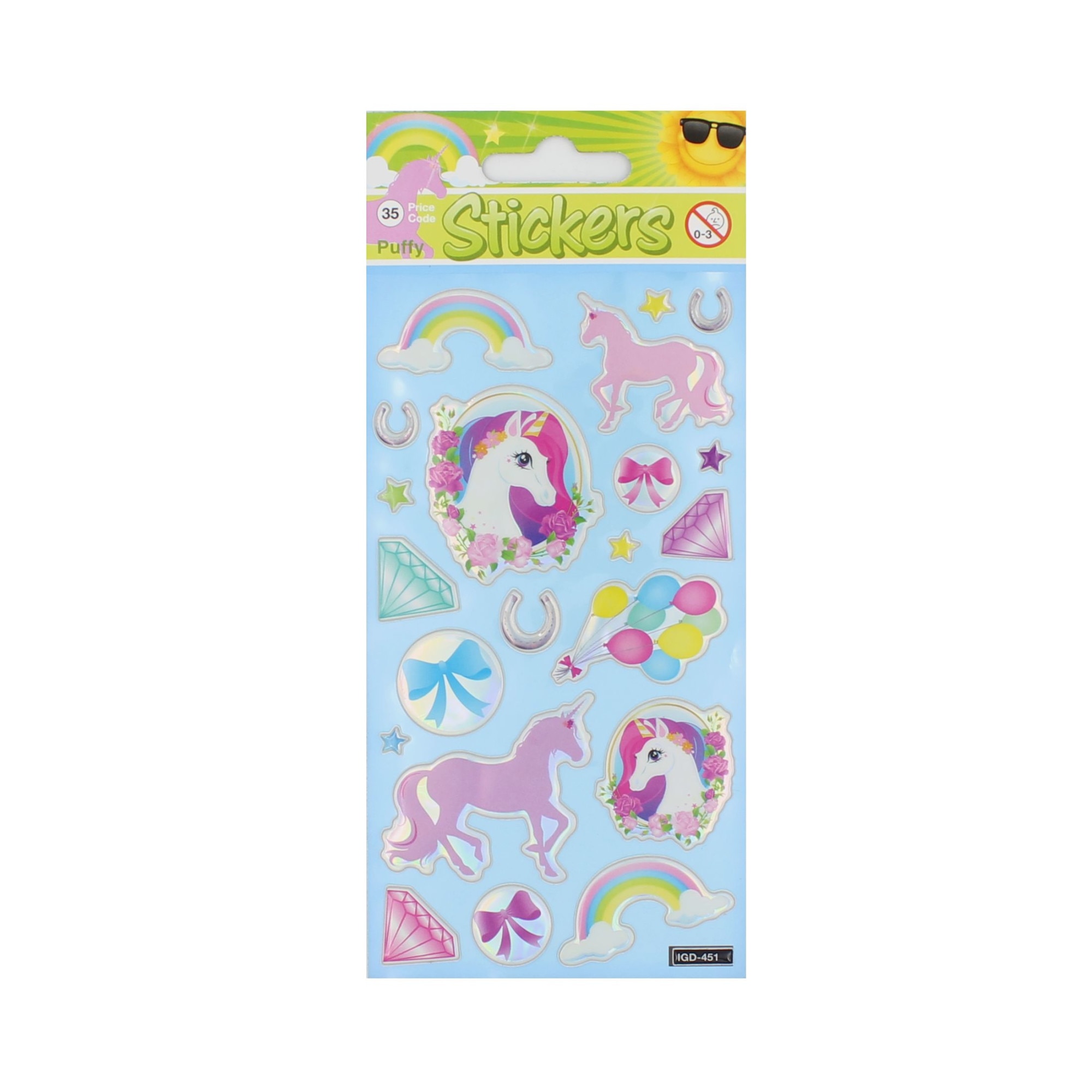 Set stickere Unicorn Dream, 21 bucati