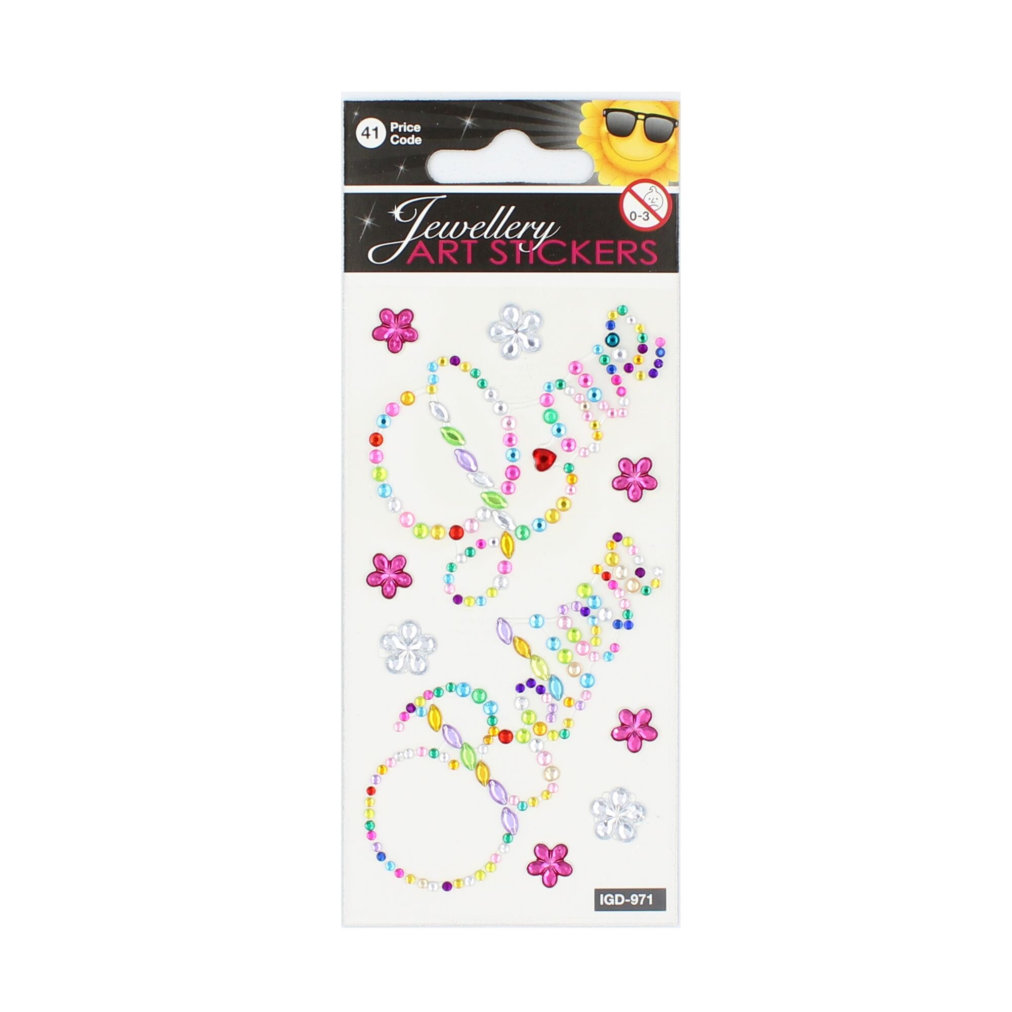 Set stickere Jewellery Words, 10 bucati