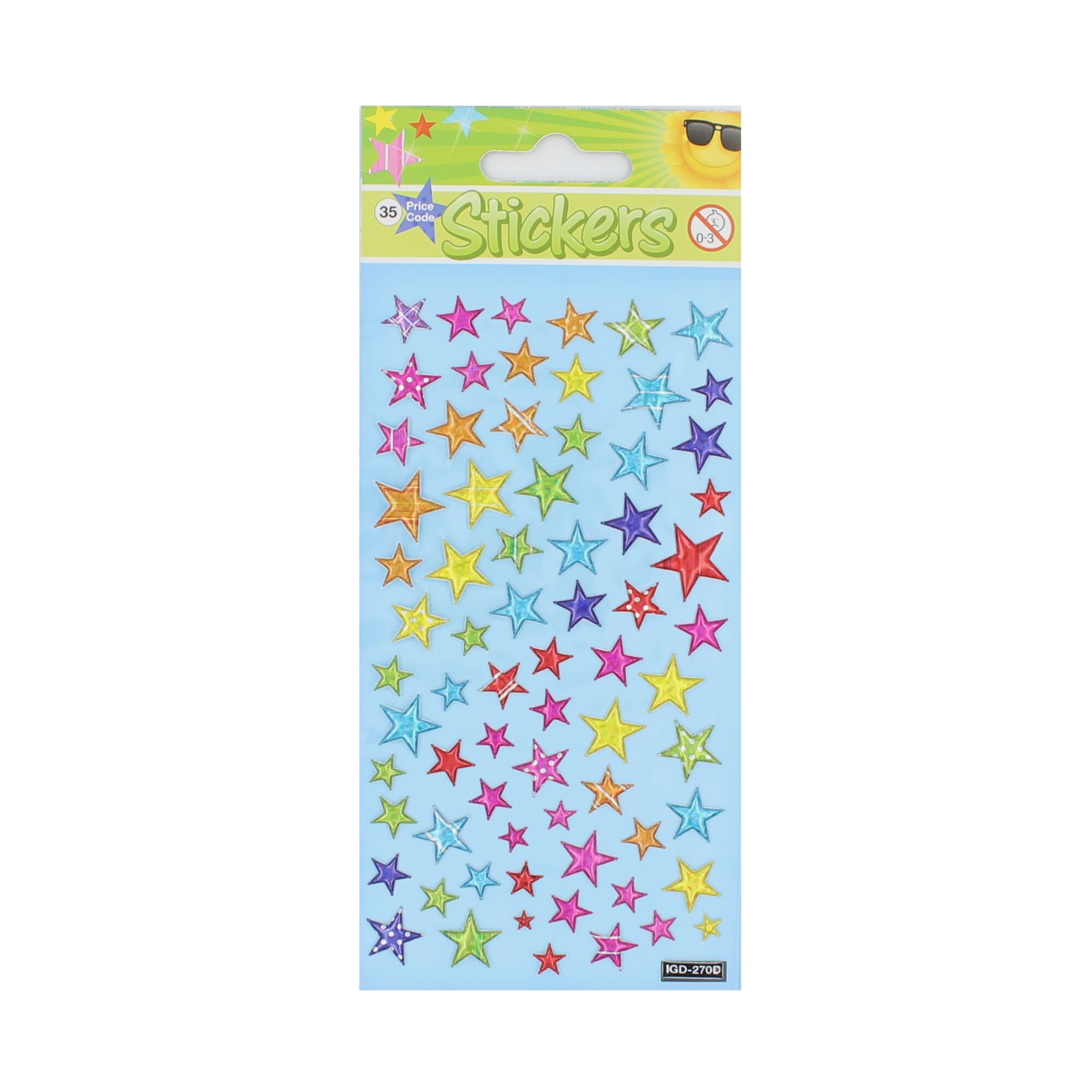 Set stickere Many Stars, 70 bucati