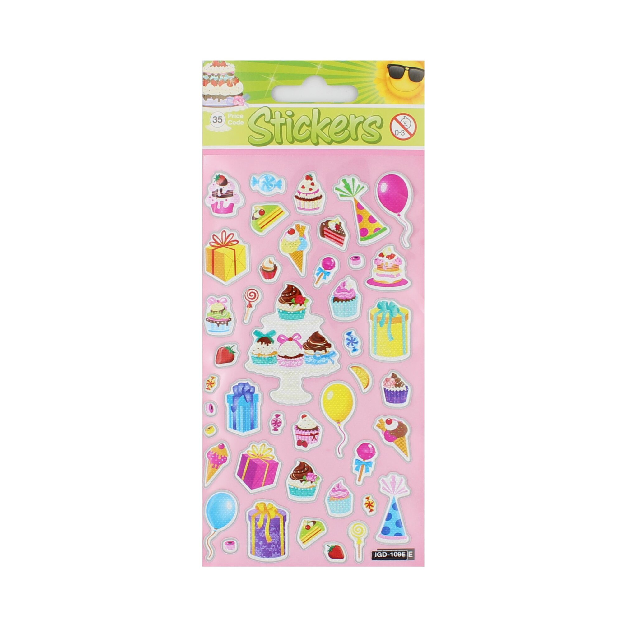 Set stickere Candy, 44 bucati