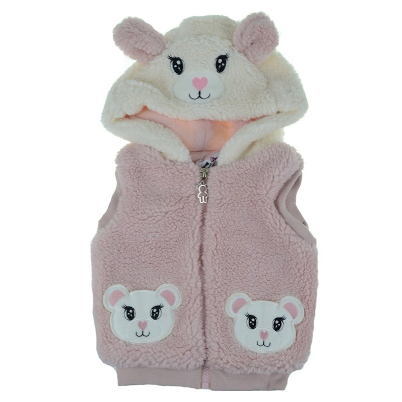 Vesta de blana pentru fete Happy House HH206, Roz, 86 cm