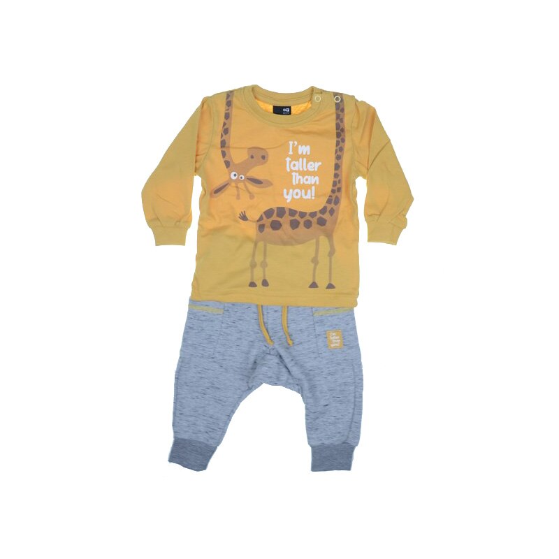 Compleu 2 piese pentru baieti GT 7805, Galben