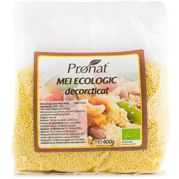 Mei decorticat, bio, Pronat, 400 g Mei decorticat, bio, Pronat, 400 g
