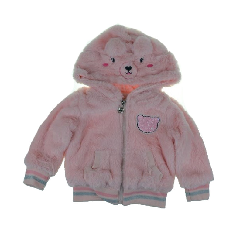 Hanorac maneca lunga pentru fetite Happy House FOFO076R, Roz