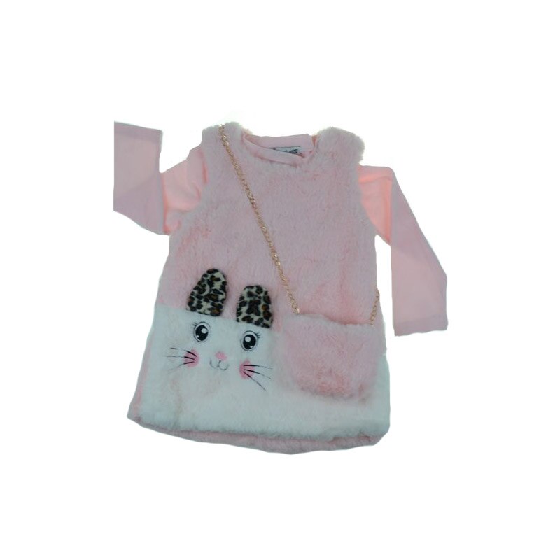 Rochita eleganta de blana pentru fete Happy House HH186R1, Roz