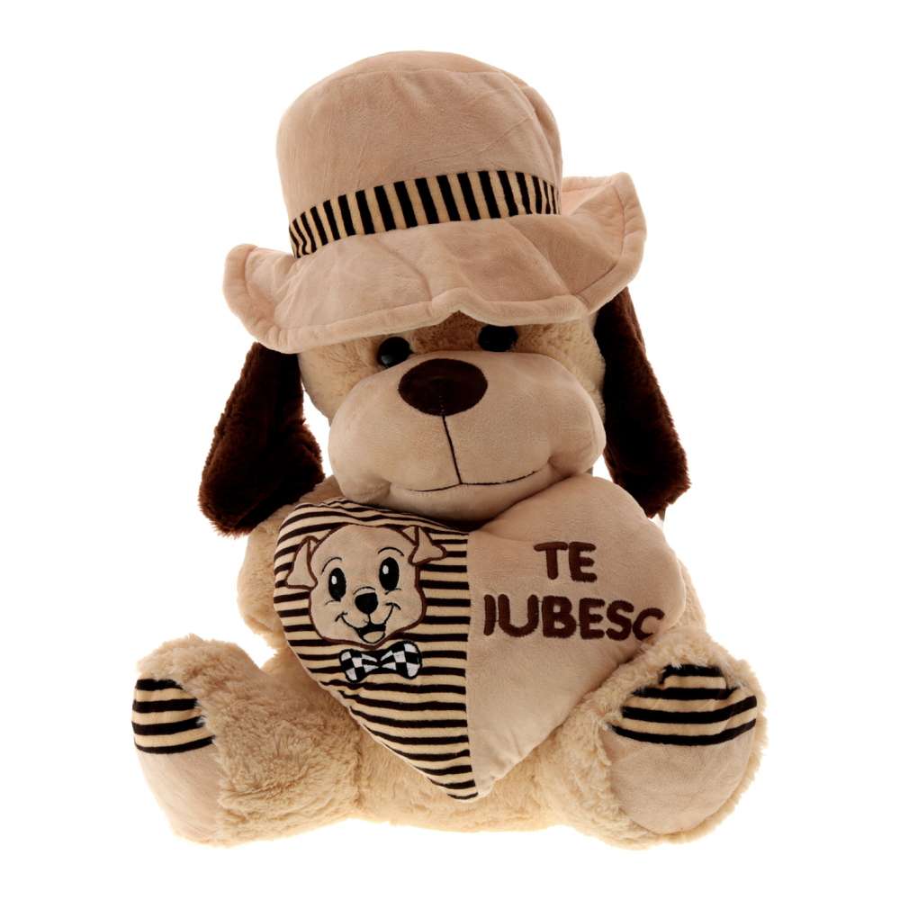 Catel Urias cu Palarie si Inima 60 cm