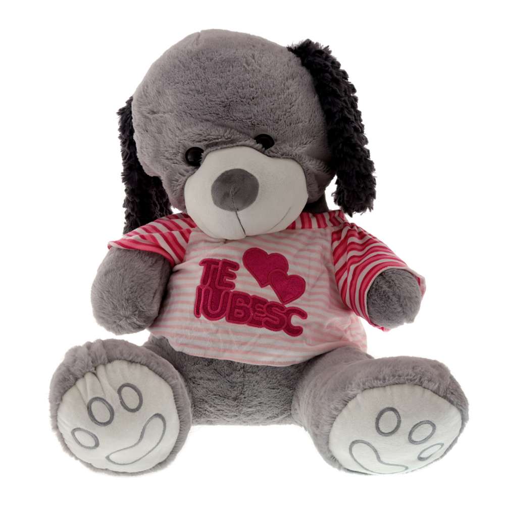 Catel Urias cu Tricou Te Iubesc 56 cm