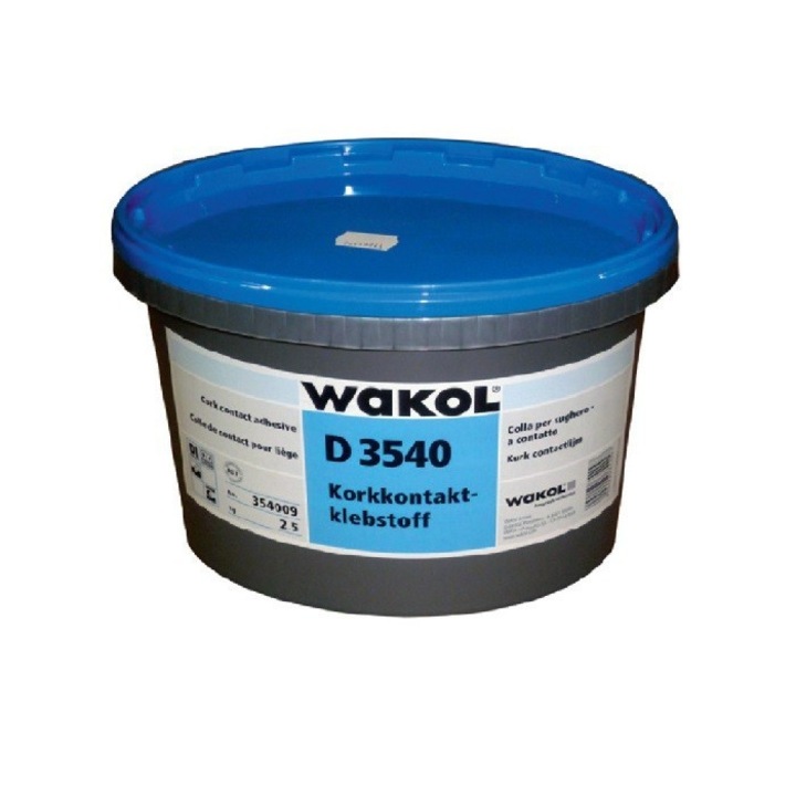 Лепило за корк Wakol, D3540 Korkkontakt Klebstoft, 2,5 кг