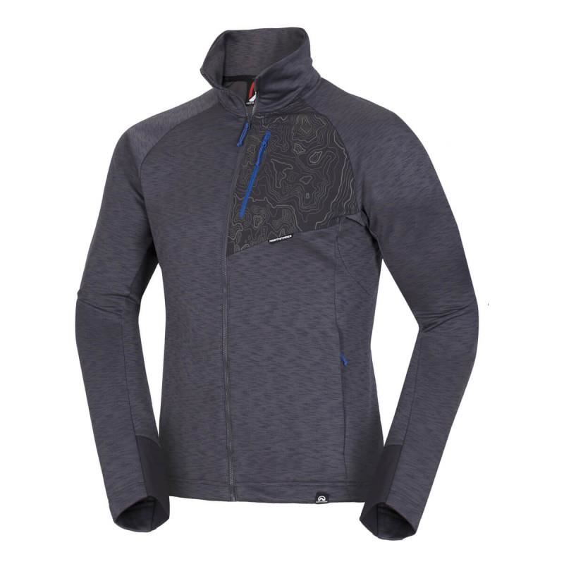 Bluza barbati trekking NORTHFINDER Bensyl MI-3675OR, Gri