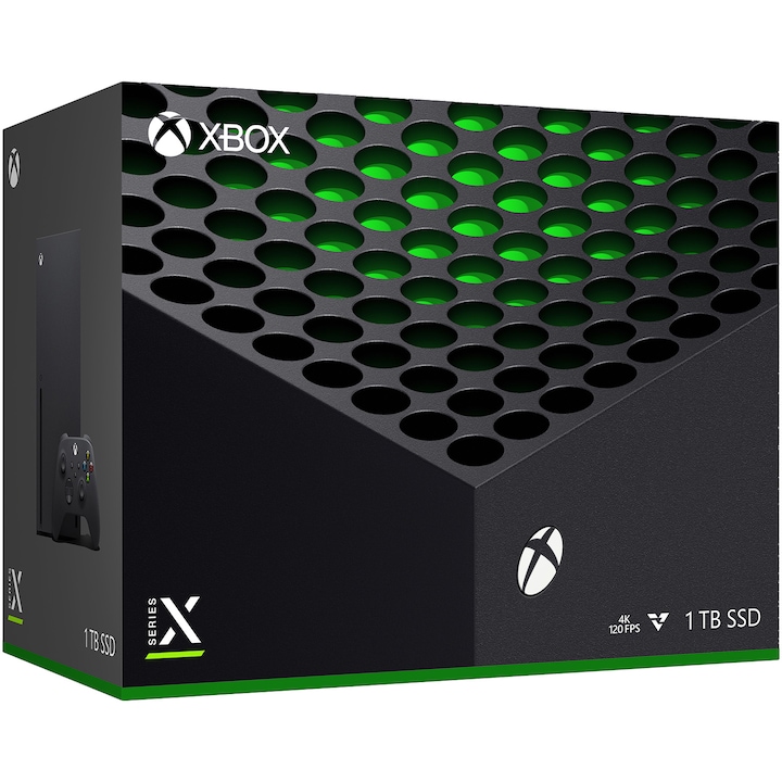 Конзола Microsoft Xbox Series X, 1TB, Черен