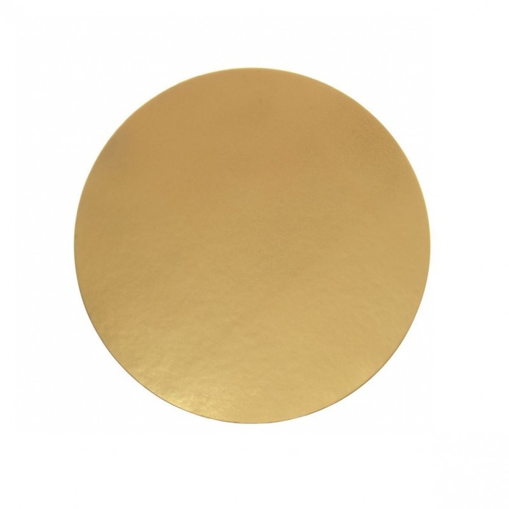 Disc tort rotund auriu, 26cm