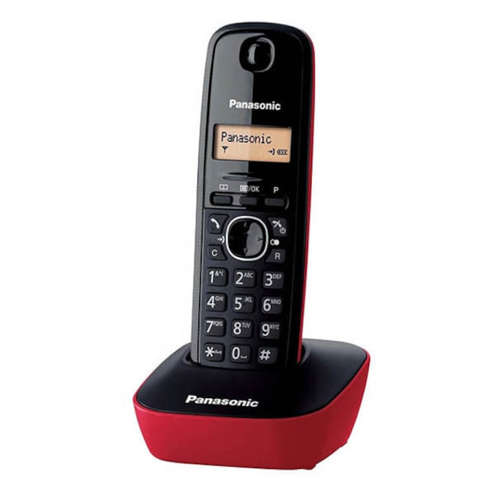 Vezeték Nélküli Telefon Panasonic KX-TG1611SPR Piros