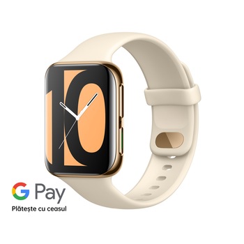 Ceas smartwatch OPPO Watch, 46 mm, Golden Ceas smartwatch OPPO Watch, 46 mm, Golden