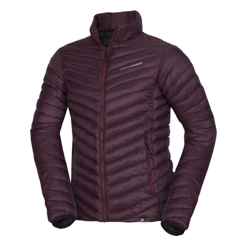 Jacheta barbati puf sintetic 2D Taffeta NORTHFINDER Vlando BU-3842SP, Visiniu