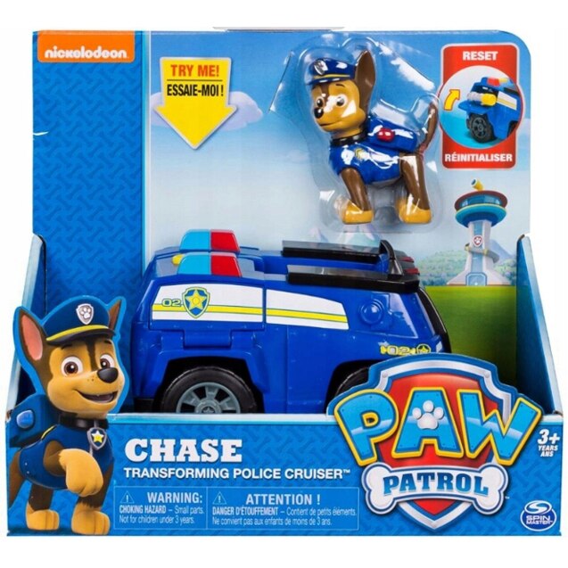 Masinuta Paw Patrol - Chase cu masina de politie