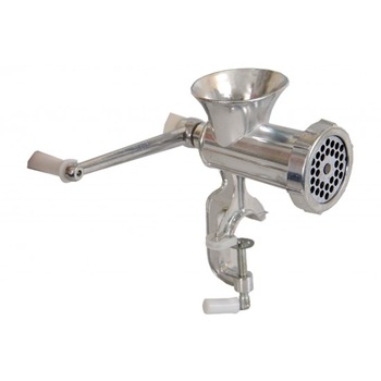 Masina de Tocat carne Manuala cu o lama, KlaussTech, Material Aluminiu, Maner clasic, Prindere cu menghina, Usor de curatat si folosit, Culoare Argintiu Masina de Tocat carne Manuala cu o lama, KlaussTech, Material Aluminiu, Maner clasic, Prindere cu menghina, Usor de curatat si folosit, Culoare Argintiu