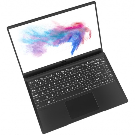 Laptop ultraportabil MSI Modern 14 B4MW-051XRO cu procesor AMD Ryzen 7 4700U pana la 4.10 GHz, 14", Full HD, 16GB, 512GB SSD,AMD Radeon™ Graphics, Free DOS, Onyx Black