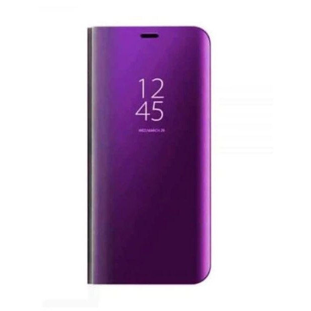 Husa de protectie Soho tip Clearview pentru Huawei P20 Lite, Mov