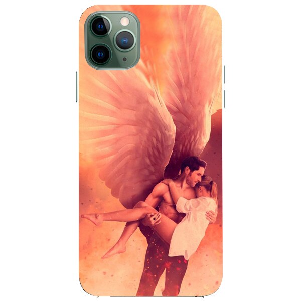 Husa din Silicon, Lucifer Your savior pentru iPhone 11 Pro Max, Multicolor