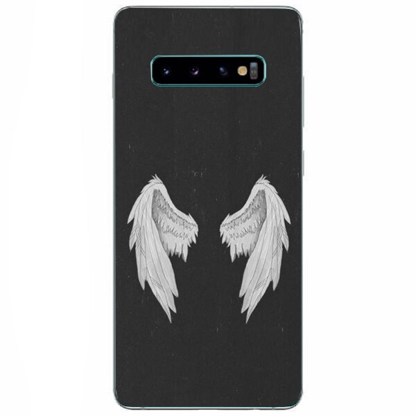Husa din Silicon, Lucifer Wings pentru Samsung Galaxy S10, Multicolor