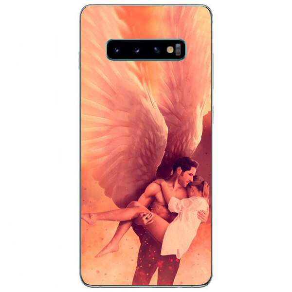 Husa din Silicon, Lucifer Your savior pentru Samsung Galaxy S10 Plus, Multicolor