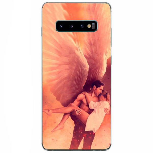 Husa din Silicon, Lucifer Your savior pentru Samsung Galaxy S10, Multicolor