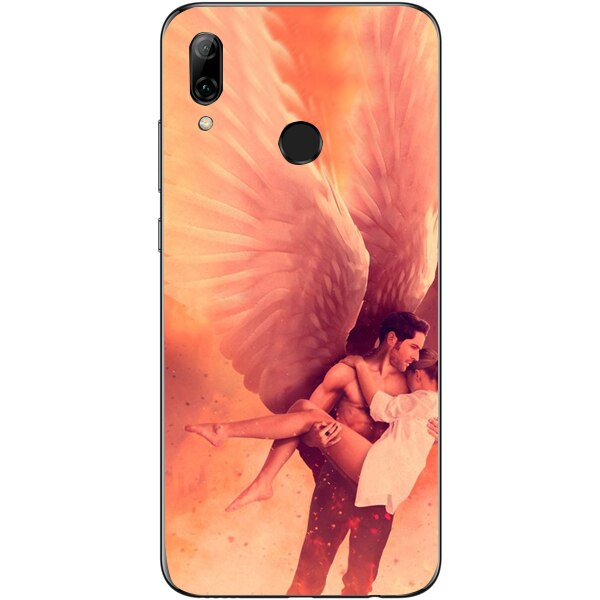 Husa din Silicon, Lucifer Your savior pentru Huawei P30 Lite, Multicolor