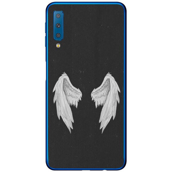 Husa din Silicon, Lucifer Wings pentru Samsung Galaxy A7 (2018), Multicolor