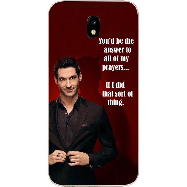 Husa din Silicon, Lucifer The answer pentru Samsung Galaxy J5 (2017), Multicolor