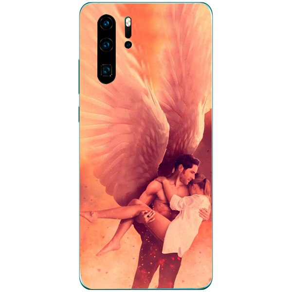 Husa din Silicon, Lucifer Your savior pentru Huawei P30 Pro, Multicolor