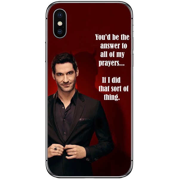 Husa din Silicon, Lucifer The answer pentru iPhone XS Max, Multicolor